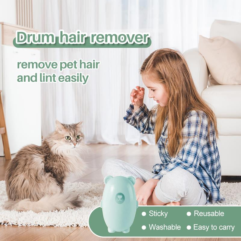 Reusable Lint Roller Ball, Mini Travel Size Lint Roller for Clothes, on the Go Lint Roller Ball, Small Portable Lint Ball Remover for Clothes and Pet Hair, Extra Sticky & Washable Gel