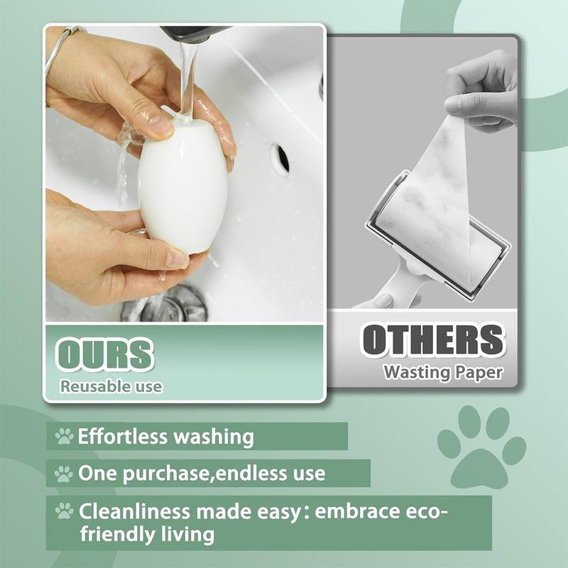Reusable Lint Roller Ball, Mini Travel Size Lint Roller for Clothes, on the Go Lint Roller Ball, Small Portable Lint Ball Remover for Clothes and Pet Hair, Extra Sticky & Washable Gel