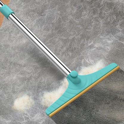 Cat Hair Remover, Adjustable Pet Hair Remover, Pet Cleaning Brush with Hanging Ring, Power Broom, Pet Hair Remover Tool for Carpets Floor Use, Pet Products, Cat Grooming Accessories