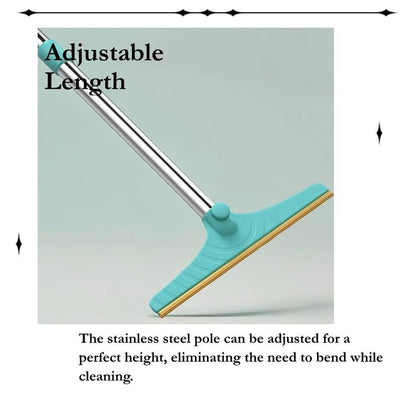 Cat Hair Remover, Adjustable Pet Hair Remover, Pet Cleaning Brush with Hanging Ring, Power Broom, Pet Hair Remover Tool for Carpets Floor Use, Pet Products, Cat Grooming Accessories