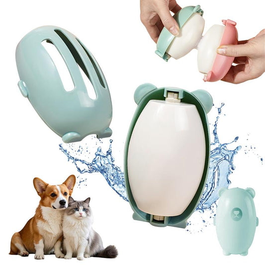 Reusable Lint Roller Ball, Mini Travel Size Lint Roller for Clothes, on the Go Lint Roller Ball, Small Portable Lint Ball Remover for Clothes and Pet Hair, Extra Sticky & Washable Gel