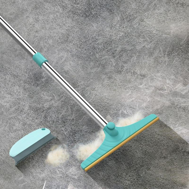 Cat Hair Remover, Adjustable Pet Hair Remover, Pet Cleaning Brush with Hanging Ring, Power Broom, Pet Hair Remover Tool for Carpets Floor Use, Pet Products, Cat Grooming Accessories